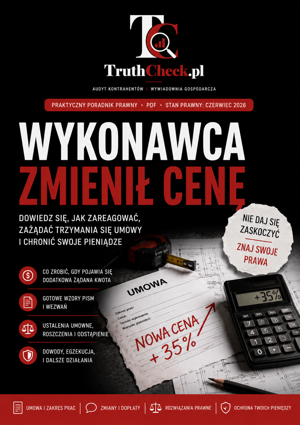 Wykonawca zmienił cenę