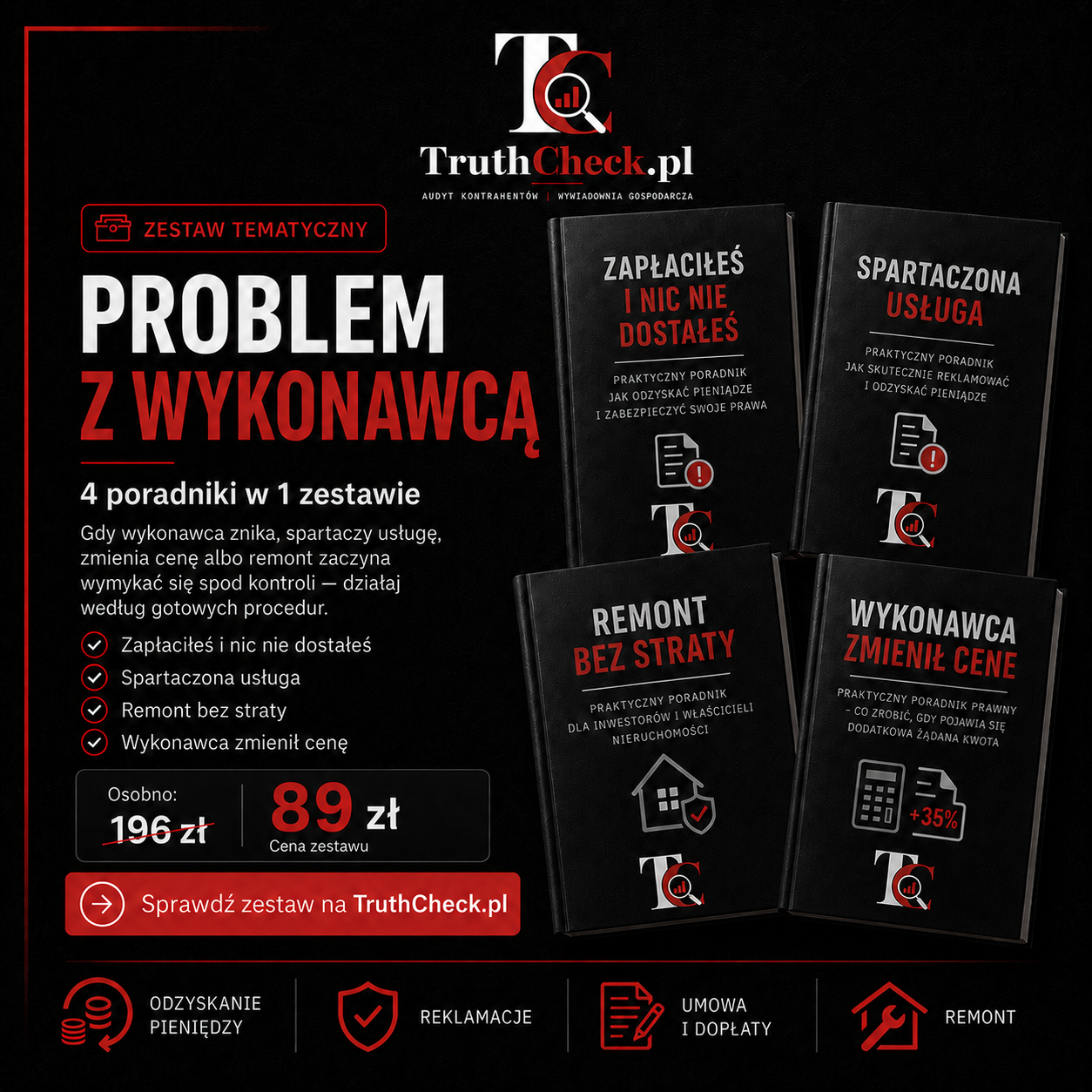 Problem z Wykonawcą — zestaw 4 poradników